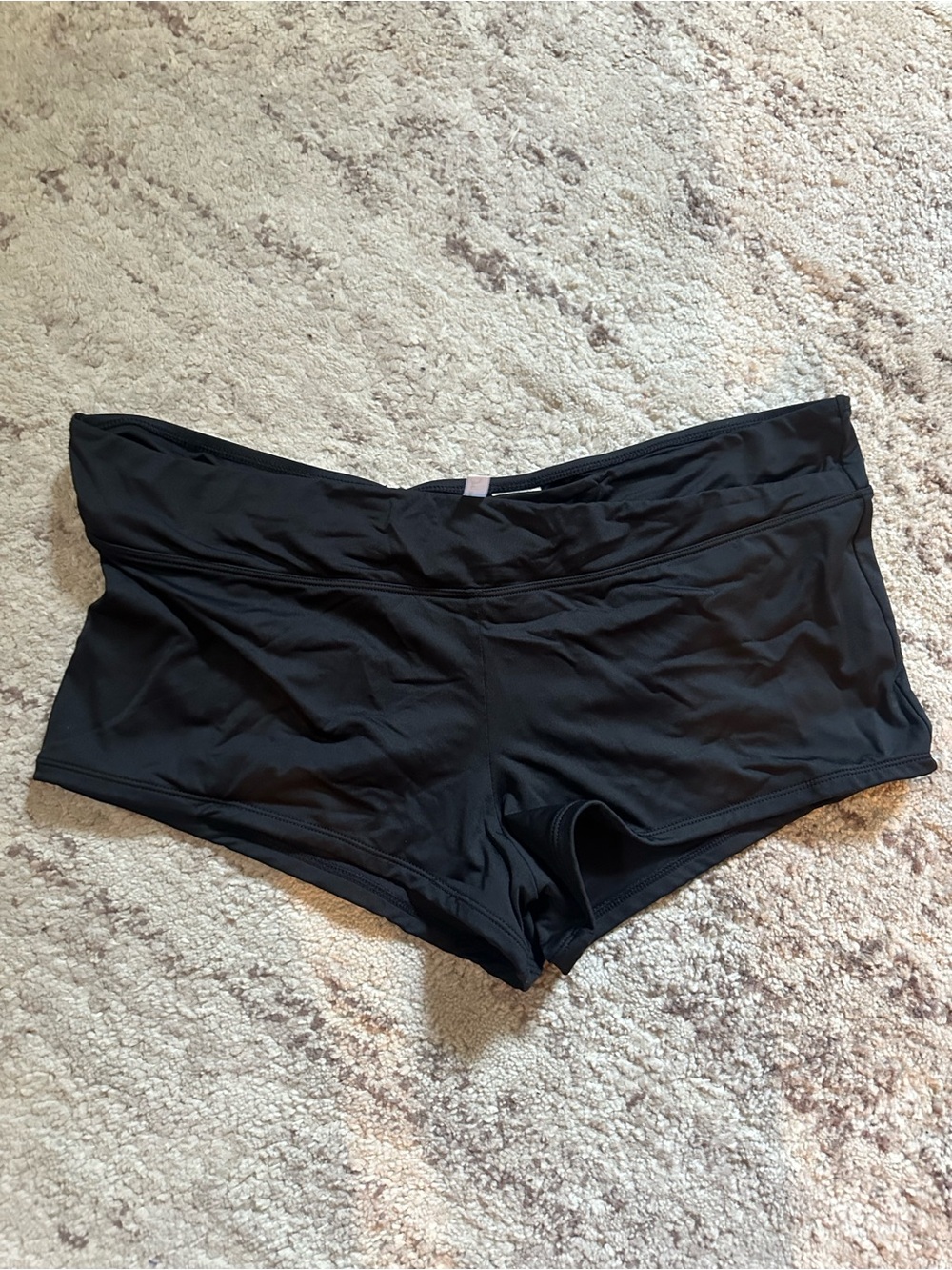 Anne Cole Black Boyshort Swim Bottoms